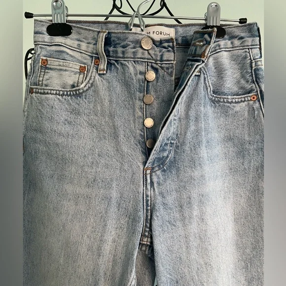 NWOT Aritzia Denim Forum The BF High Rise Loose Jeans - Picture 6 of 12